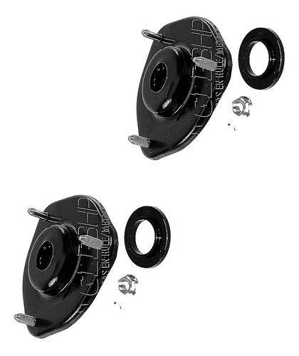 Par Bases Para Amortiguador Delanteras V40 L4 1.9l 00-01