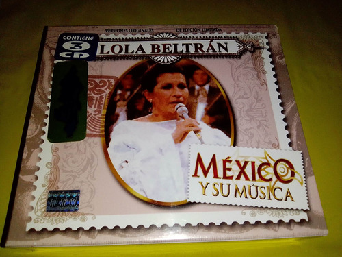 Lola Beltrán 3 Cds México Y Su Música Vol 1 Y 2 Wm 2004 Nvos