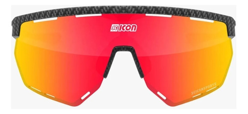 Gafa Deportiva Scicon Aerowing Para Ciclismo Color de la lente Rojo Color del armazón Carbon