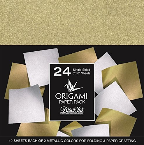 Op302 De Papel Para Papiroflexia Packmetallic Origami 24 Hoj