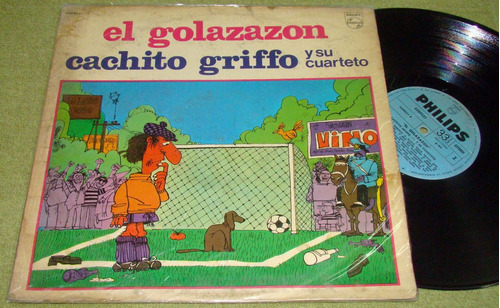 Cachito Griffo Y Su Cuarteto El Golazazon Lp Tapa Por Crist