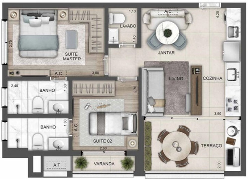 Imagem 19 de 23 de Apartamento À Venda No Bairro Perdizes - São Paulo/sp - O-18520-30859