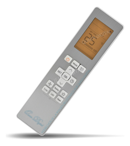 Control Remoto Aire Acondicionad Rg10b Midea Carrier Con Luz