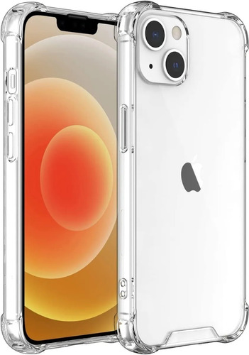Carcasa Compatible Con iPhone 13 Transparente Reforzada 