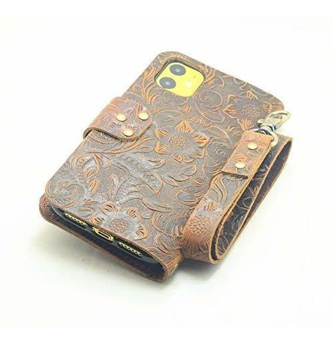 Estuche Sintetica Para iPhone 11 6,1 Cierre Pulsera Color