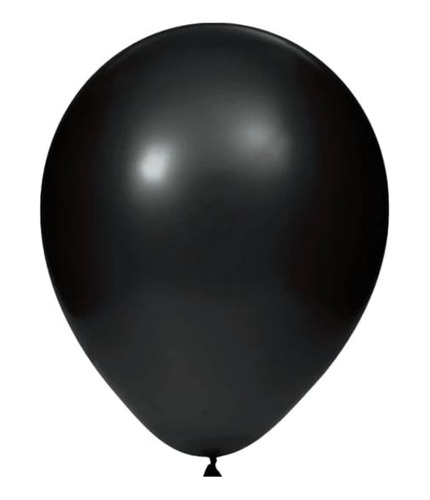 50pz Bolsa Globos Fiesta Adorno Decoracion Color Negro Globo