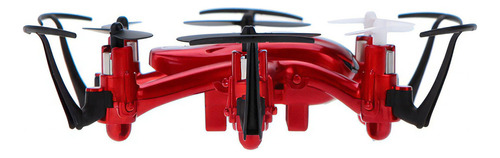 Micro Mini Drone Hexacopter 6 Hélices Con Control Rojo