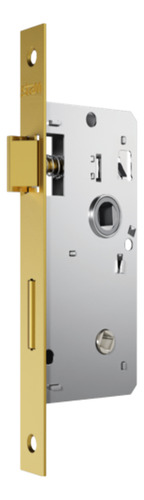 Fechadura Banheiro Roseta Quadrada Classic 3800 Gold Stam Cor Dourado