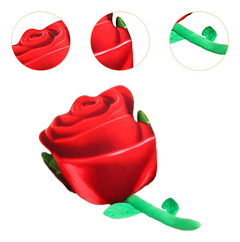 Cojín De Rosa Para Sofá, Cojín Decorativo Suave Para