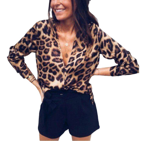 disgusting jealousy Sitcom Camisa Feminina Animal Print Onça Lançamento Com Elastano | Parcelamento sem juros disgusting jealousy Sitcom Camisa Feminina Animal Print Onça Lançamento Com Elastano | Parcelamento sem juros