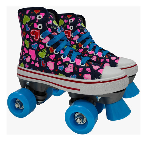 Patines Championes Con Diseño 4 Ruedas Universo Binario