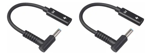 comprar 2 Cables Adaptadores Usb C Hembra A Hp4506 Macho De 90°, 4,5
