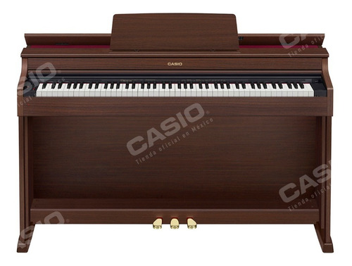 Imagen 3 de 6 de Piano Casio Digital Celviano Ap-470bn Café