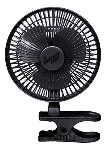 Comfort Zone Ventilador De 6 Pulgadas Con Clip, 2 Velocidade