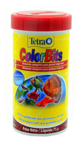 Tetra Ração P/ Peixe Colorbits Granules 100ml 30g