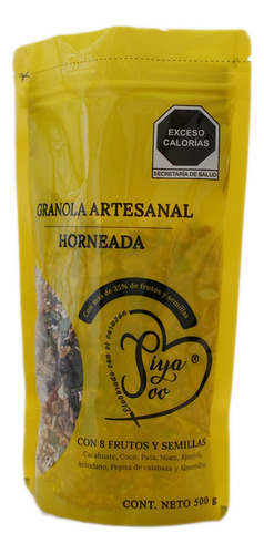 Granola Artesanal Con Frutos Y Semillas 500g