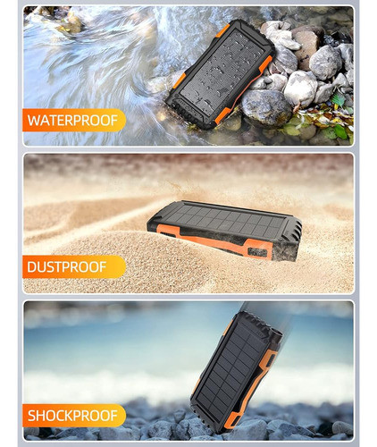 Power-bank-solar-charger - 42800mah Power Bank, Cargador Por