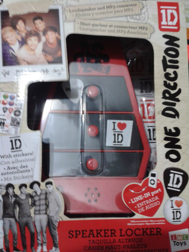 Locker. Corneta, Joyero One Direction Stickers. V18 Nuevo