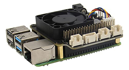 Geekworm Raspberry Pi 4b/3b+/3b X735 V3.0 Dc 6 V-30 V De Anc