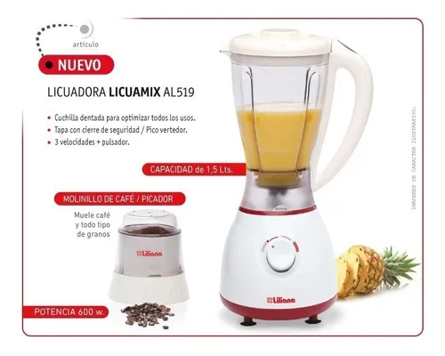 Multiprocesadora liliana con molinillo de cafe sale