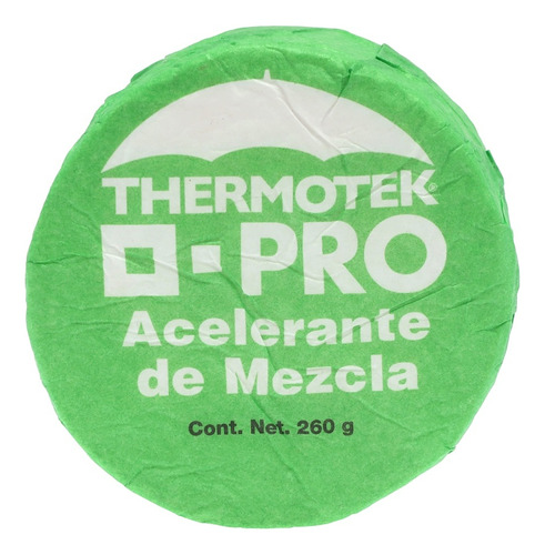 Pastilla Thermotek Pro Acelerante De Mezcla Y Fraguado 260g