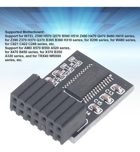 Para Tpm 2.0 Chip 14pin Lpc Encryption Security Module Spi