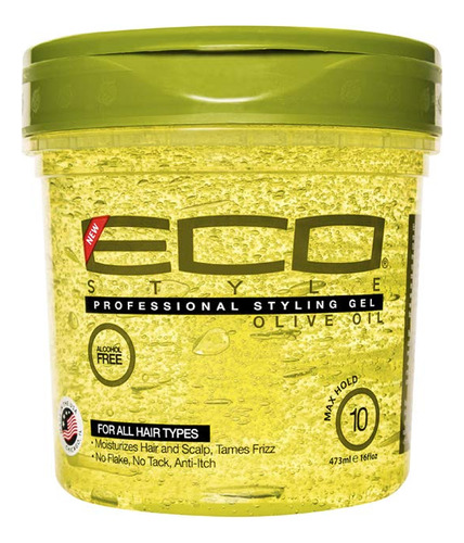 Ecoco - Gel Para Peinar Profesional Con Aceite De Oliva  Ma