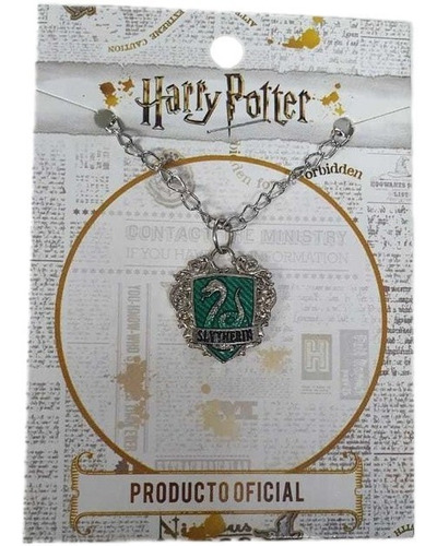 Collar Harry Potter Slytherin Color Muy Lejano