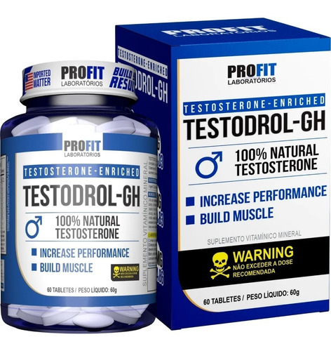 Testosterona Pre Hormonal Testodrol - Gh 60 Tabletas