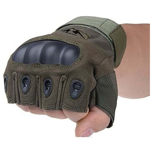 Guantes Tacticos Medio Dedos Militares Paintball Milsim 