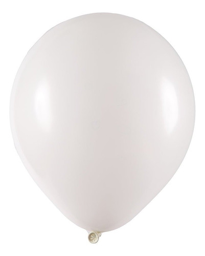 24 Unidades - Tamanho 12 - Balão - Bexiga Branco - Art Latex