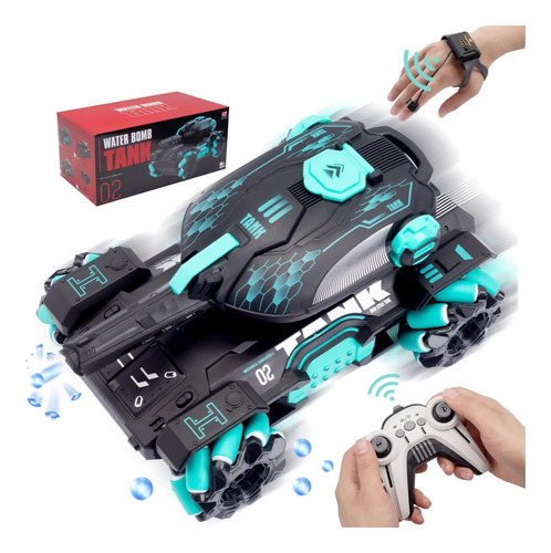 Tanque De Acrobacias Bindove Rc Com Luz, Relógio Com Sensor