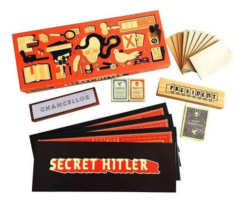 Juego Secreto De Cartas Hitler, Juego De Mesa De Fiesta [u]