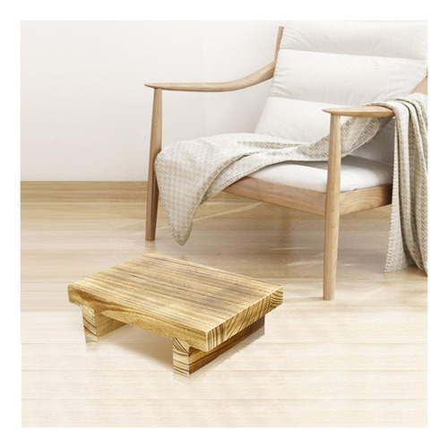 3 Taburetes De Madera Para Cama, Taburete De Un Escalón