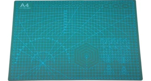 Imagen 3 de 6 de Base Tabla Tablero De Corte A4 30 X 22 Cm + Regla + Bisturí
