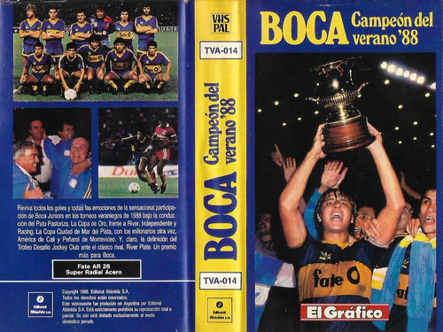 Boca Campeon Del Verano 88 Vhs Futbol