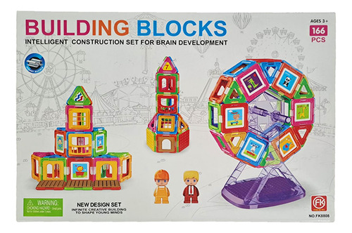 Bloques Encastrables Infantil 166 Pzs Lets Play