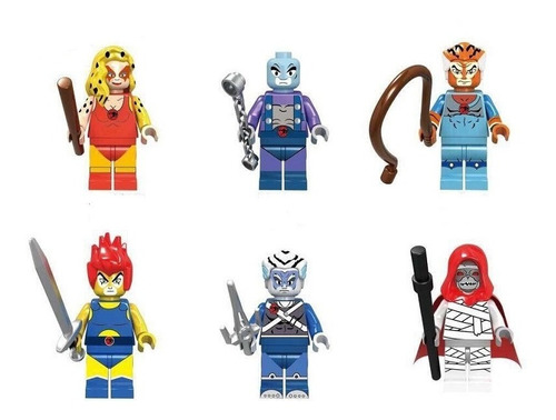 Lion-o Panthro Cheetara Tygra Bengali Mumm-ra Thundercats