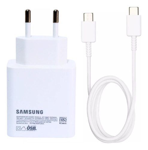 Carregador Completo Samsung 65w Original