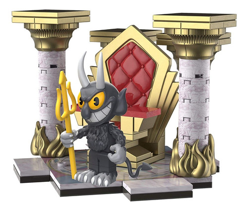 Blocos De Montar Mcfarlane Cuphead - Devil's Throne 101 Peças Em Caixa