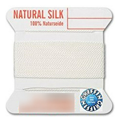 Arte - Hilo De Seda Natural Griffin Para Ensartar Perlas Y C