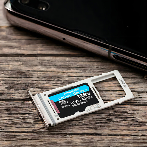 Microsd Kingston 128gb Canvas Go! Plus Uhs-i A2 V30 U3 C10