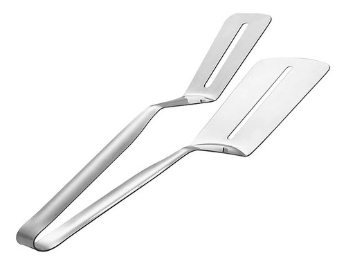 Imagen 1 de 1 de Espátula Doble Con Pinza De Acero Inoxidable