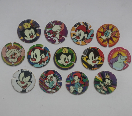 Tazos Brillatazos Animaniacs Warner Bros Pepsico Colección 