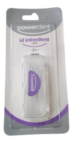 Imagem 1 de 1 de Powerdent Escova Cônico 3 A 7mm Refil C/6