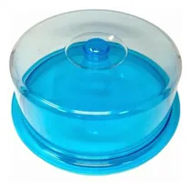Comprar Panera Pastelera De Plástico Transparente Y Plato Color