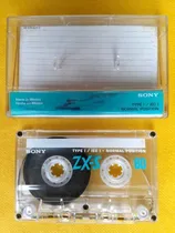 Comprar Fita K7 Vintage Colecionador Sony Zx-s 60 Bazar Mks