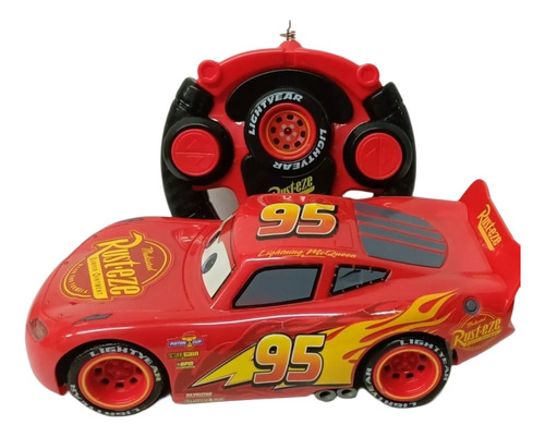  Rayo Mcqueen Carro Control Cars  Remoto Disney Pilas Gratis