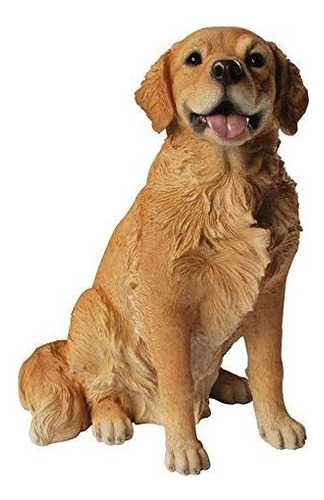 Estatua De Perro Sentado Golden Retriever De Hi Line Gi...