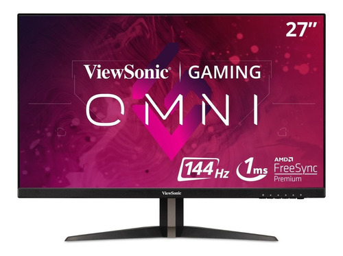 Imagen 1 de 5 de Monitor gamer ViewSonic Omni VX2768-2KP-MHD LCD 27" negro 100V/240V